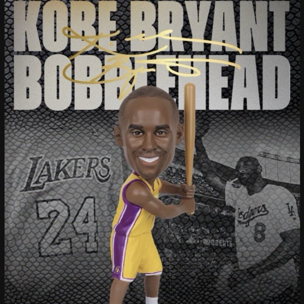Kobe Bryant Bobblehead – Dodgers Giveaway – August 8, 2025 IN HAND